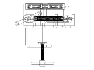 Centre Clamping Devices 3D Model
