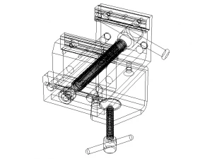 Centre Clamping Devices 3D Model