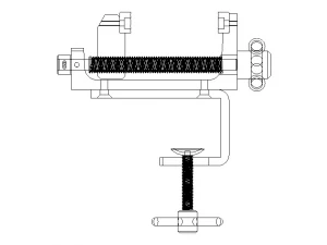 Centre Clamping Devices 3D Model