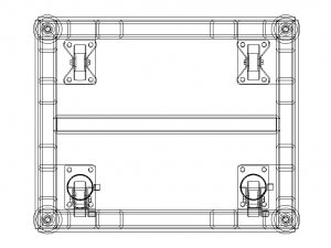 Platform Trolley Base Only 3D 模型