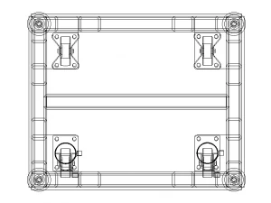 Platform Trolley Base Only 3D Model