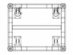 Platform Trolley Base Only 3D 模型