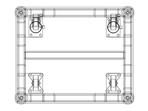 Platform Trolley Base Only 3D Model