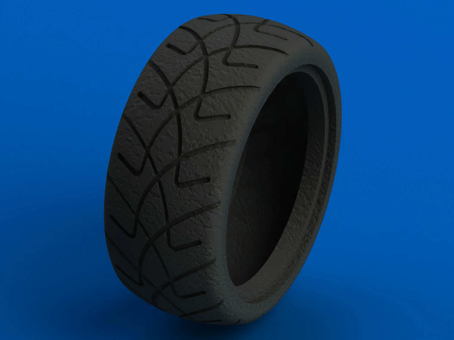 X-Pattern Radial Tires 26 mm 3D Model .c4d .max .obj .3ds .fbx .stl .blend