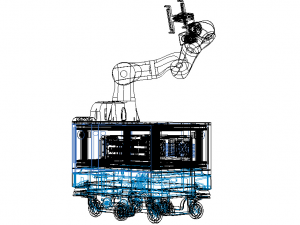 MiR Enclosed KUKA Robot Mount 3Dモデル