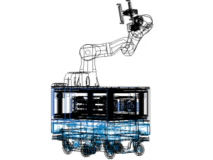 MiR Enclosed KUKA Robot Mount 3D Model