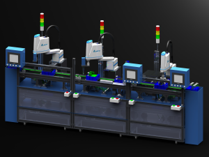 Assembly Line of Power Inverter 3D 模型