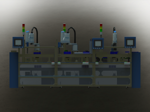 Assembly Line of Power Inverter 3D 모델