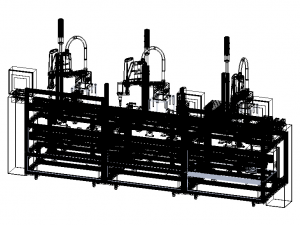 Assembly Line of Power Inverter 3D 모델