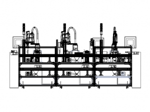Assembly Line of Power Inverter 3D 모델