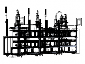Assembly Line of Power Inverter 3D 모델