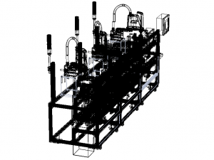 Assembly Line of Power Inverter 3D 모델