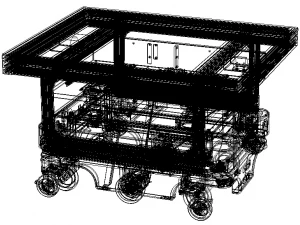 MiR100 Lift Top Module 3D Model