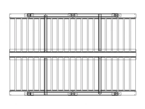 Free Roller Conveyor 3D Model