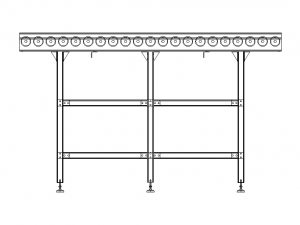 Free Roller Conveyor 3Dモデル