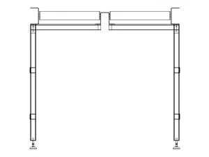 Free Roller Conveyor 3D Model