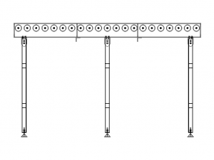 Free Roller Conveyor 3Dモデル