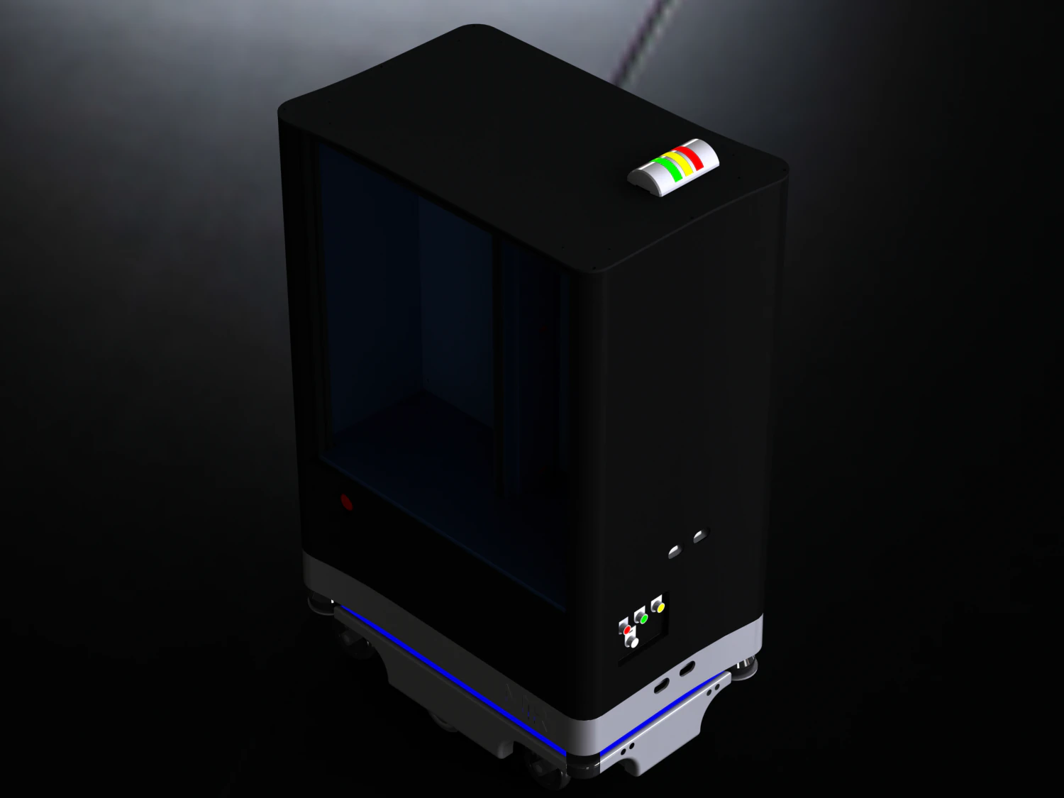 MiR200 Transport Module 3D Model .c4d .max .obj .3ds .fbx .stl .blend 