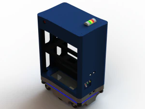 MiR200 트레이 운송 모듈 3D 모델