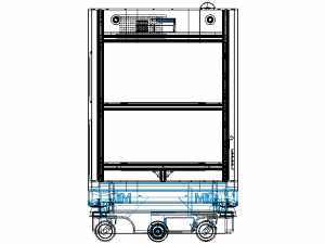 MiR200 Tray Transport Module 3D Model