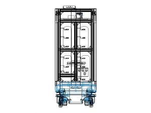 MiR200 Tray Transport Module 3D Model