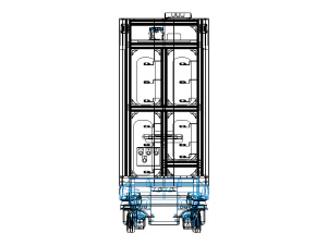 MiR200 Tray Transport Module 3D Model