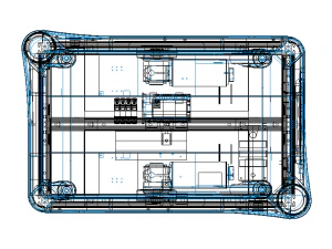 MiR200 Tray Transport Module 3D Model