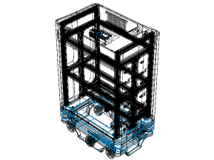 MiR200 Tray Transport Module 3D Model