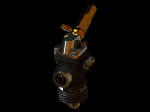 Nitro Engine Carburetor for Rc Cars 3D 模型