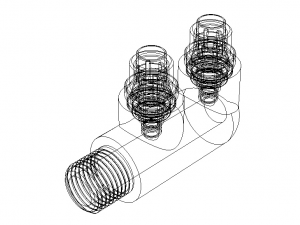 Brass Truck Fittings Set Modello 3D