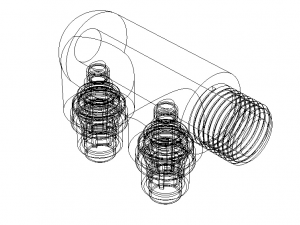Brass Truck Fittings Set Modello 3D