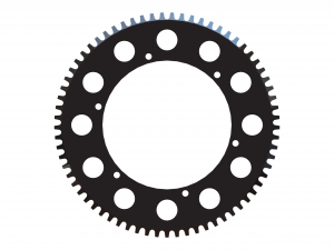 Steel Rear Sprocket for Go Kart 70 T 3D 모델