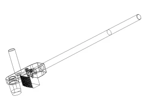 Custom Heavy Duty Pipe Wrench 3D Model