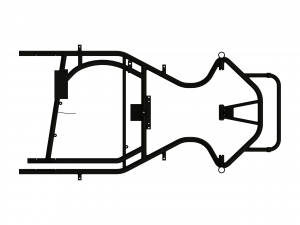 Chassis Frame Design of Go-Kart Vehicle 3D Model