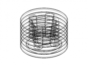 Aluminum Cooling Head for RC Cars 3D Модель