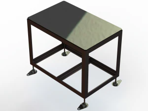Cadre de table en fer d'angle Modèle 3D