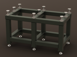 Heavy Duty Steel Stand for Precision Surface Plate Modello 3D