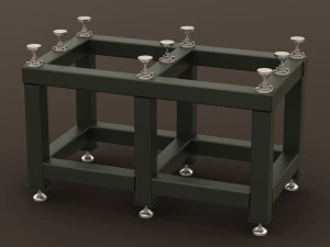 Supporto in acciaio resistente per piastra di superficie di precisione Modello 3D