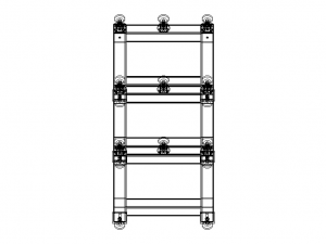 Heavy Duty Steel Stand for Precision Surface Plate 3D 모델