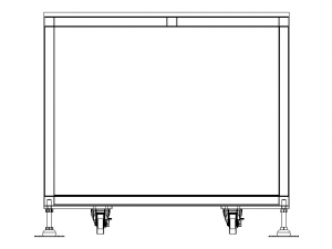 Mobile Steel Workbench WL89 3D Model
