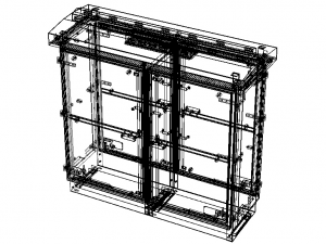 Waterproof Outdoor Electrical Enclosures 3D Model