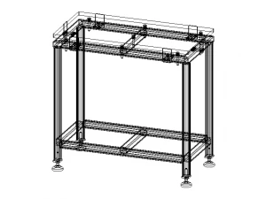 Precision Surface Plates with Stand 3D Model