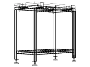 Precision Surface Plates with Stand 3D Model