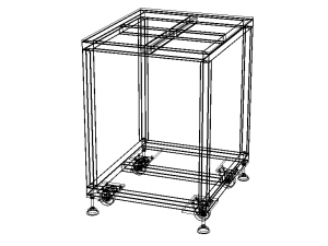 Mobile Steel Workbench WL67 3D मॉडल
