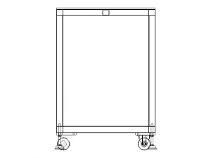 Mobile Steel Workbench WL67 3D Model
