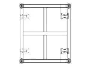 Mobile Steel Workbench WL67 3D Model
