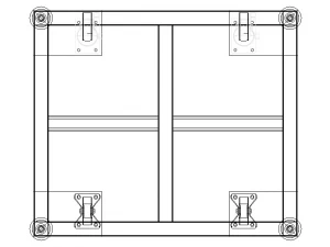 Mobile Steel Workbench WL67 3D Model