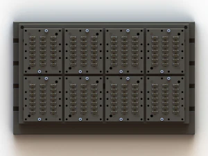 CNC Machine Fixture for Slot Nut Plate 3D Model