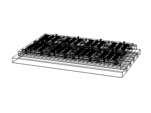 CNC Machine Fixture for Slot Nut Plate 3D Модель