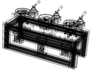 Air Gauge Station for Measuring Internal Diameters on 3 Steps Modèle 3D